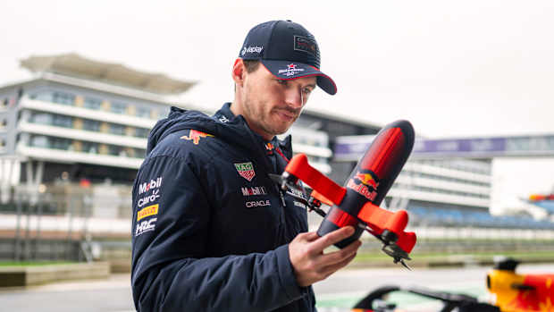 Max Verstappen and the Red Bull Drone 1 
